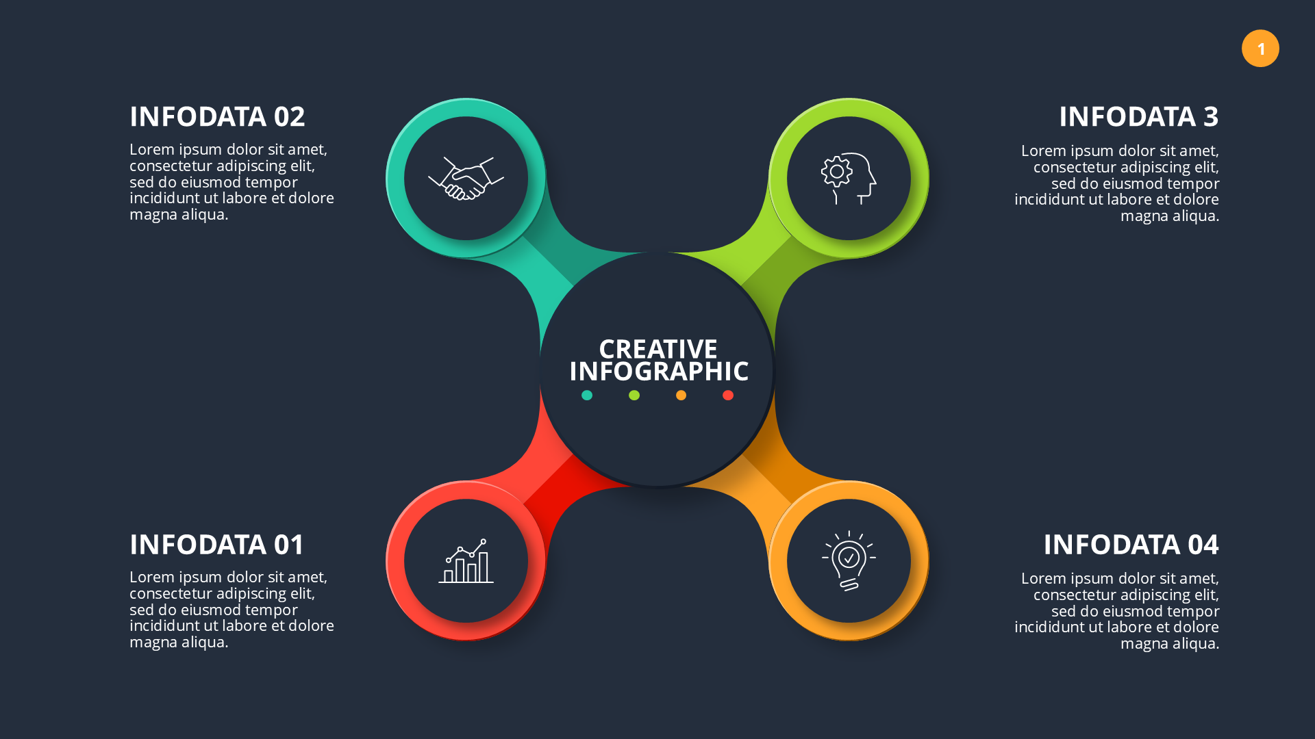 Creative V1 Dark slide 1